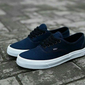 Sepatu Vans Authentic Mono Navy Tokopedia