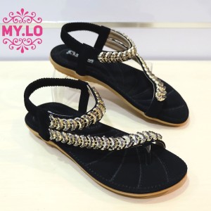 Sepatu Flat Sandal Flat Wanita Brukat Tokopedia
