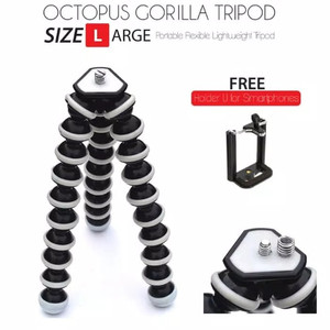 Tripod Gorilla Large Plus Holder Flexible Pod Kamera Action Cam Smartphone Tokopedia