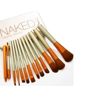 Naked 3 Makeup Brush Set 12 In 1 Kuas Kosmetik Tokopedia