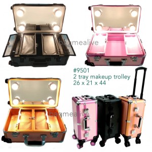 Koper Makeup Beauty Case Makeup Kotak Rias Tas Kosmetik Box Tingkat Tokopedia