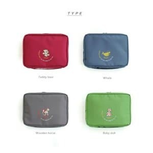 Tas Alat Mandi Kosmetik Partition Wash Bag M Tokopedia
