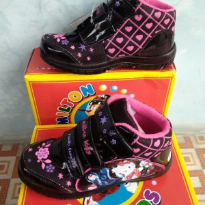 Sepatu Anak Perempuan Milton Kitty Samping Tokopedia
