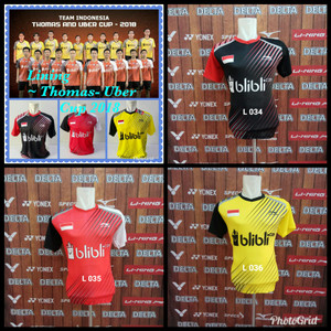 Baju Badminton New Lining Kaos Olahraga Bulutangkis Tokopedia