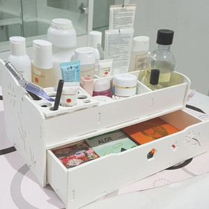 Rak Kosmetik Tempat Make Up Cermin Rias Almari Meja Kotak Tokopedia