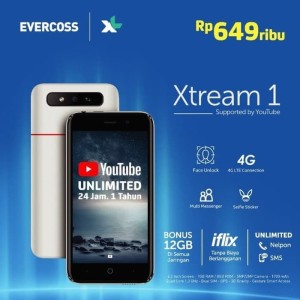 Resmi Evercoss Xtream 1 S45 1 8gb Tokopedia