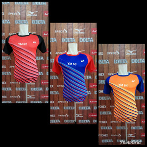 Baju Yonex Kostum Olahraga Bulutangkis Kaos Badminton Terbaru Tokopedia