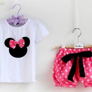 Baju Setelan Mickey Anak Perempuan Tokopedia