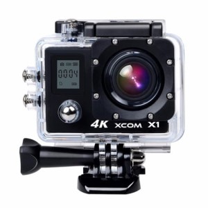 Xcom X1 Action Camera 4k Ultra Hd 16mp Wifi Putih Gratis Battery 900 Mah Tokopedia