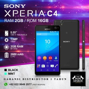 Sony Xperia C4 Dual Garansi Resmi Bisa Gojek Bnib 100 Persen Tokopedia