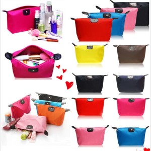 Diskon Kosmetik Organizer Pouch Dompet Kosmetik Travel Cokelat Tokopedia