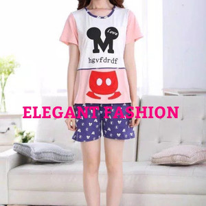 Baju Kaos Wanita Setelan Love Tokopedia