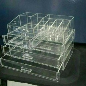 Promo Akrilik Kosmetik Organizer V Tokopedia