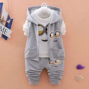 Baju Anak Minion 3in1 Tokopedia