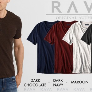 Baju Kaos Pria Raglan Henley Oblong By Rava Original Best Seller Tokopedia
