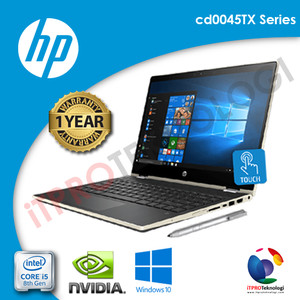 Hp Pavilion X360 14 Cd0045tx Gold Tokopedia