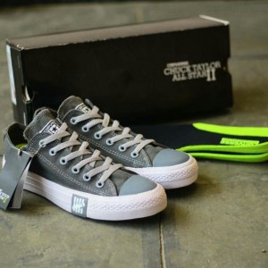 Sepatu Converse Undefeated Low Grey Premium Murah Tokopedia