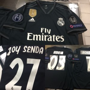 Jersey Baju Bola Real Madrid Away 2017 2018 Official Tokopedia