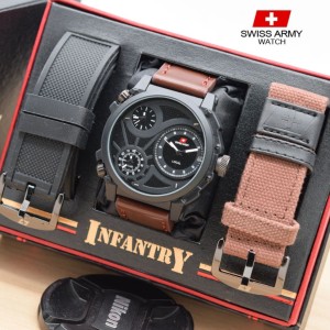 Jam Tangan Pria Cowok Swiss Army Super Premium Tokopedia