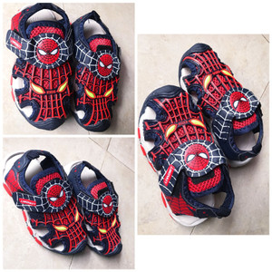 Sepatu Sandal Spiderman Anak Laki Laki Material Karet Tokopedia