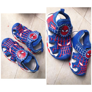Sepatu Sandal Spiderman Anak Laki Laki Material Karet Tokopedia