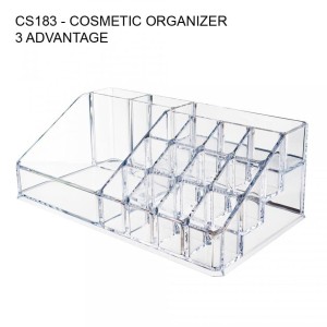Promo Acrylic Cosmetic Organizer Rak Tempat Kosmetik 4 Drawer Cs183 Tokopedia
