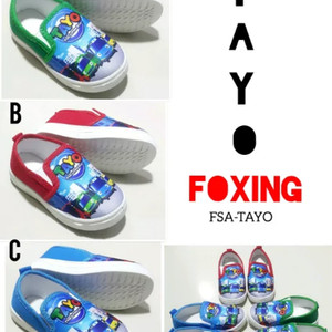 Sepatu Anak Anak Foxing Tayo Trains Tokopedia