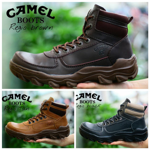 Sepatu Boots Camel Regio Safety Tokopedia