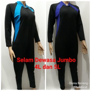 Baju Renang Selam Diving Panjang Pria Wanita Dewasa Size Jumbo