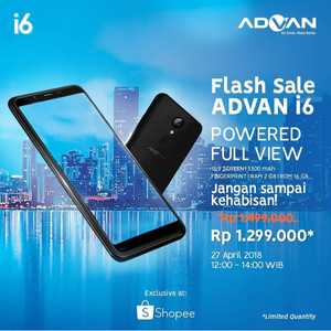 Advan I6 New Full View Screen Lte 4g Tokopedia