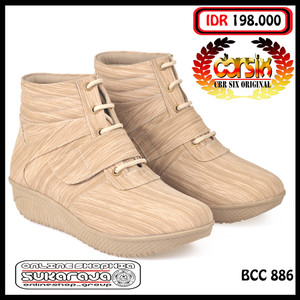 Sepatu Boots Wanita Casual Tokopedia