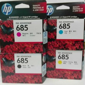 Tinta Printer Hp 685 Cyan Tokopedia