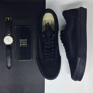 Vans Old Skool All Black Dt Original Tokopedia