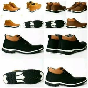 Sepatu Kulit Boots Pria Dalmo Power Brodo Tokopedia