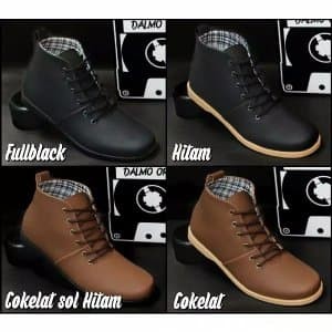 Sepatu Kulit Boots Pria Dalmo Power Brodo Tokopedia