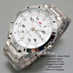 Jam Tangan Pria Sport Swiss Army Original Sport Elegan Terlaris Tokopedia