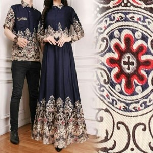 Baju Muslim Batik Couple Vina Tokopedia
