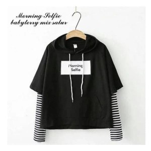 Sweater Hoodie Wanita Korea Baju Hoodie Cewek Tokopedia