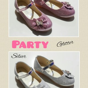 Sepatu Anak Perempuan Pink Party Glitter Tokopedia