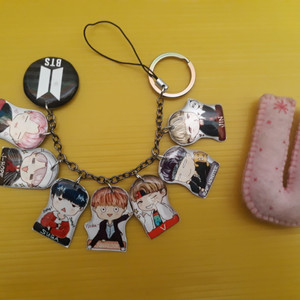 Gantungan Kunci Atau Hp Full Member Bts Tokopedia