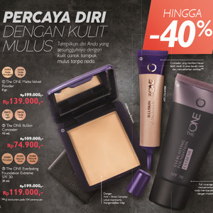 The One Matte Velvet Powder Bedak Padat Kosmetik Wajah Bl Tokopedia