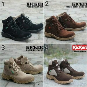 Sepatu Kickers Boots Safety Porsh Delta Tokopedia