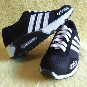 Sepatu Sneakers Kets Anak Rep Nike Airmax Hitam Putih Tali Tokopedia