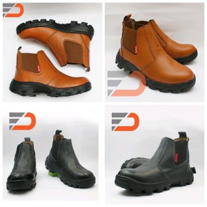 Sepatu Safety Boot Bahan Kulit Sapi Type Jeruk Av 1 Tokopedia