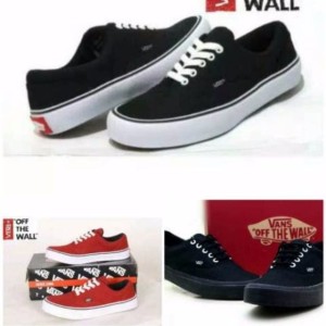 Sepatu Casual Vans Era Hitam Tokopedia