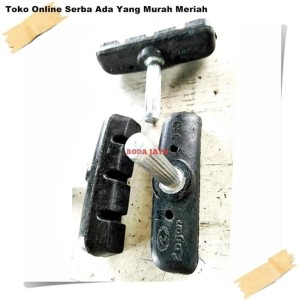 Brake Pad Brake Shoe V Brake Karet Soft Lembut Biru Harga 4 Pad Tokopedia