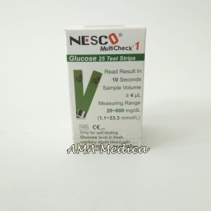 Strip Refill Gula Darah Nesco Harga Promo Tokopedia