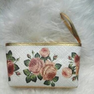 Promo Pouch Tas Kosmetik Anyaman Pandan Tokopedia