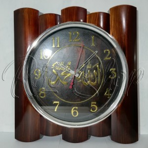 Jam Dinding Kaligrafi Motif Bambbu Tokopedia