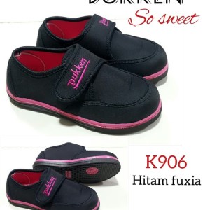 Sepatu Anak Perempuan Dukken K906 Hitam Tokopedia